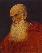 Portrait of an Old Man (Pietro Cardinal Bembo) fgj, TIZIANO Vecellio